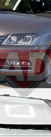 Stakla za far farove VW Golf Passat Tiguan Touareg, ugradnja