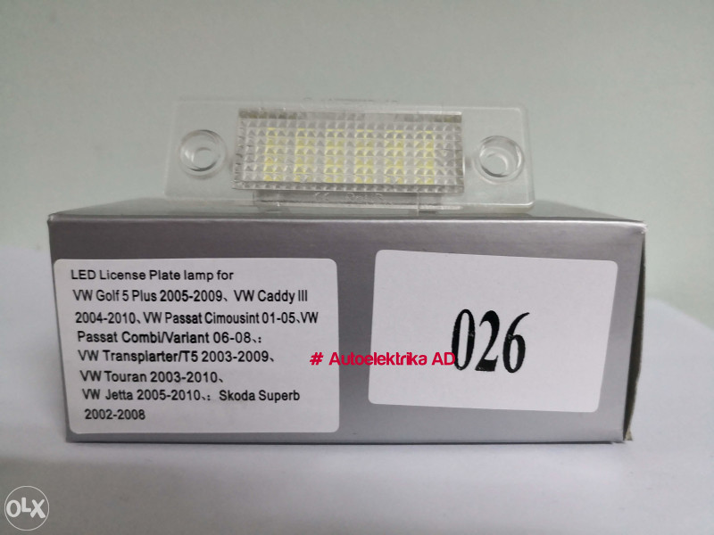 Led osvjetljenje za tablice VW Audi BMW OPEL Mercedes