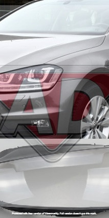 Stakla za far farove VW Golf Passat Tiguan Touareg, ugradnja
