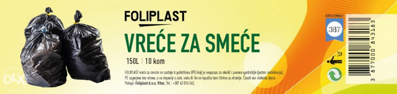 FOLIPLAST VREĆE ZA SMEĆE