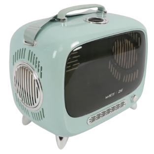 M-PETS Sixties TV transporter - PLAVA