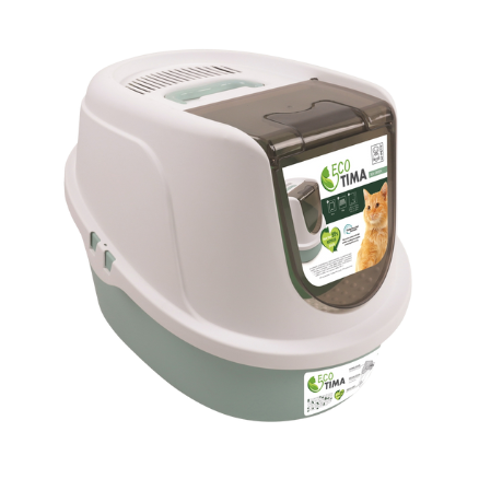 M-PETS eco tima WC za mačke M - Sea Green
