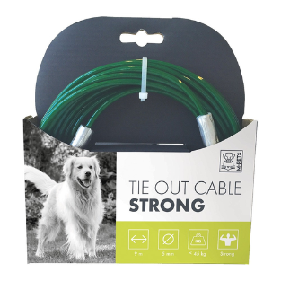 M-PETS Tie out sajla STRONG - 1700lb - 9m