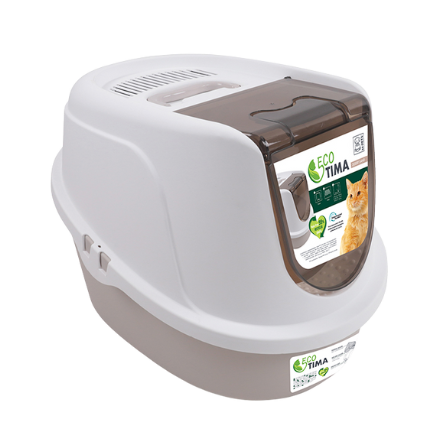 M-PETS eco tima WC za mačke L - Desert sand