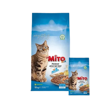 MITO hrana za odrasle mačke mix piletina i riba - 15kg
