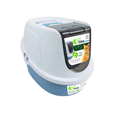 M-PETS eco tima WC za mačke M - Ocean blue