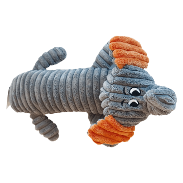 M-PETS BOBBY Squeaker - siva/narandžasta