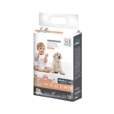 M-PETS Pelene prostirka baby & ljubimci 60x60cm - 10pcs