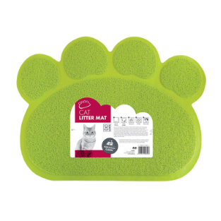 M-PETS Paw cat litter prostirka - Zelena