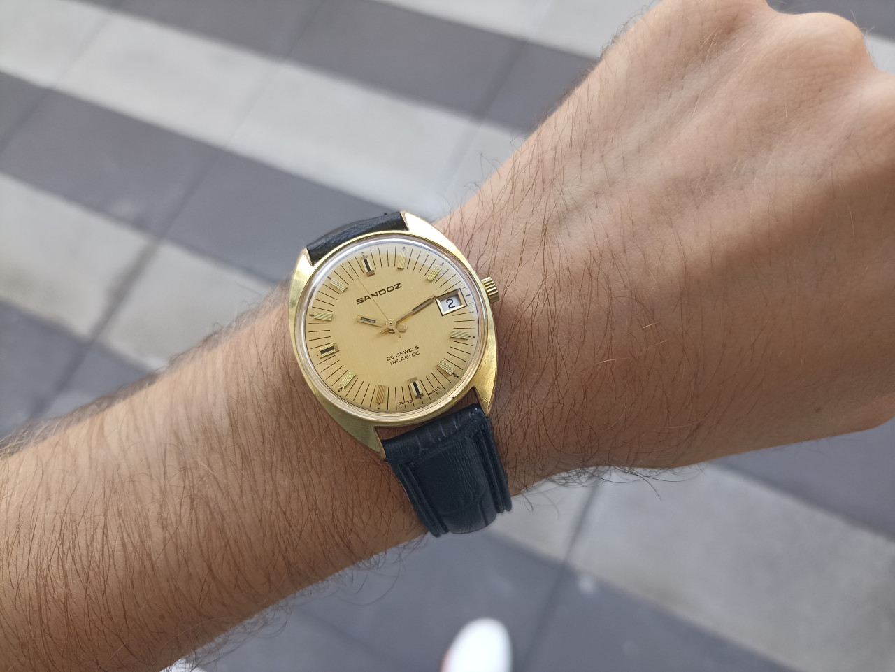 SANDOZ AUTOMATIK RIJEDAK KALIBAR FHF 905 SWISS MADE