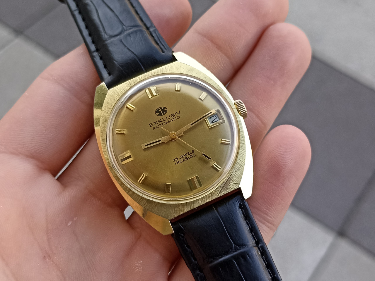 EXKLUSIV AUTOMATIC 25 JEWELS MADE IN GERMANY MUŠKI SAT