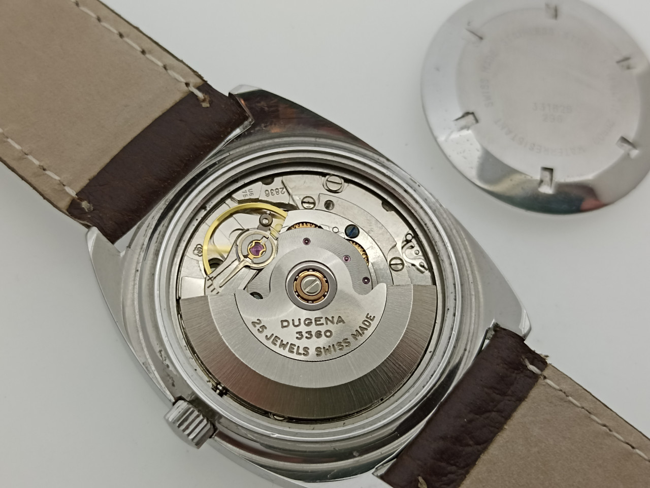 NAVI.BA DUGENA GENEVE ETA 2836 AUTOMATICA SWISS MADE SAT
