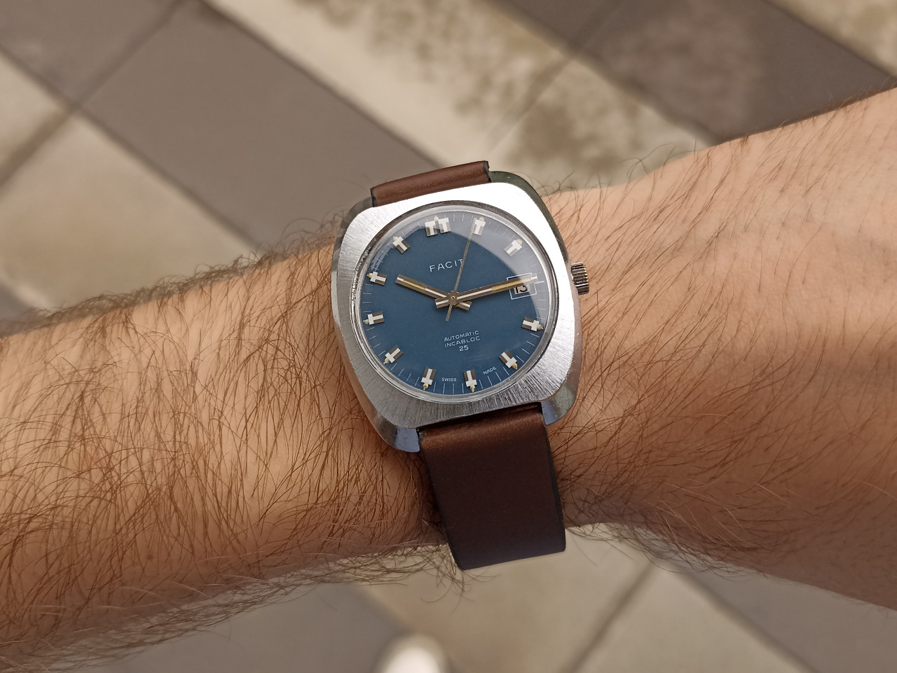 FACIT SWISS MADE ETA 2782 AUTOMATIC VINTAGE RETRO SAT