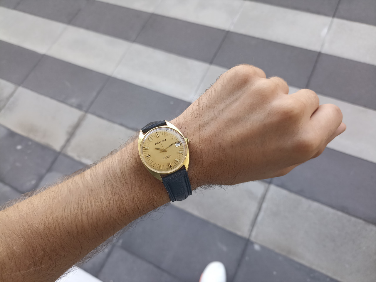 SANDOZ AUTOMATIK RIJEDAK KALIBAR FHF 905 SWISS MADE