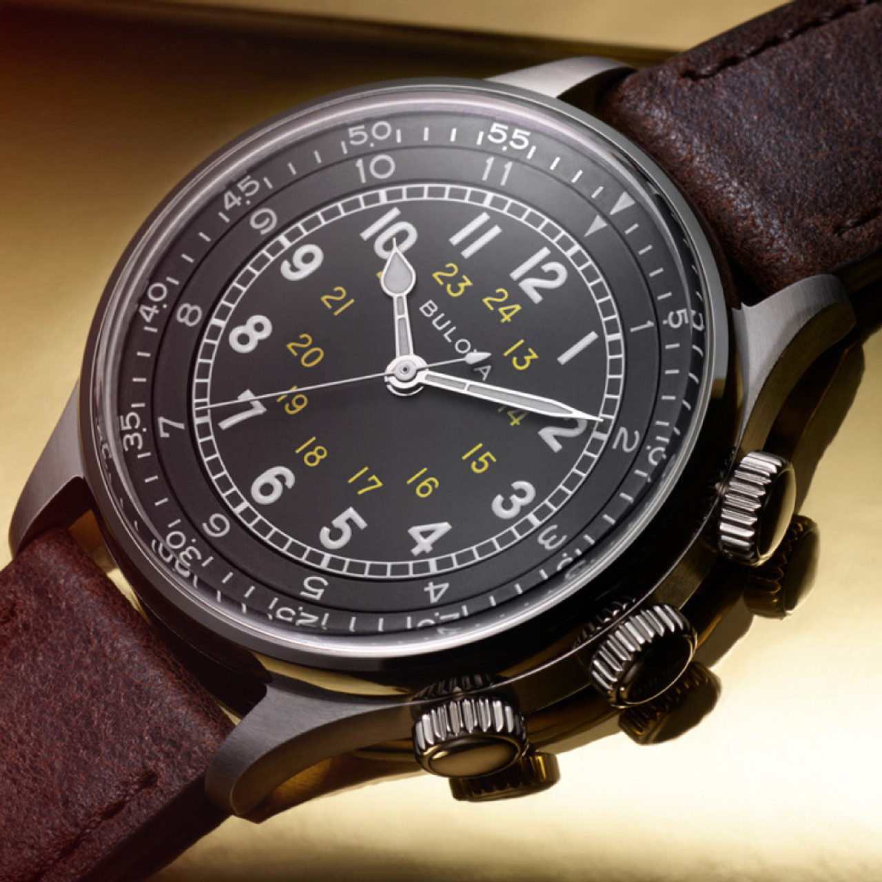 NAVI.BA BULOVA A-15 Pilot Military AUTOMATIC muški ručni sat