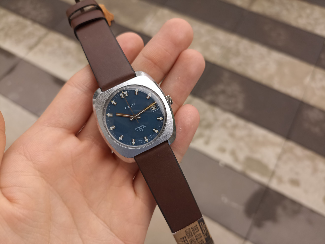 FACIT SWISS MADE ETA 2782 AUTOMATIC VINTAGE RETRO SAT