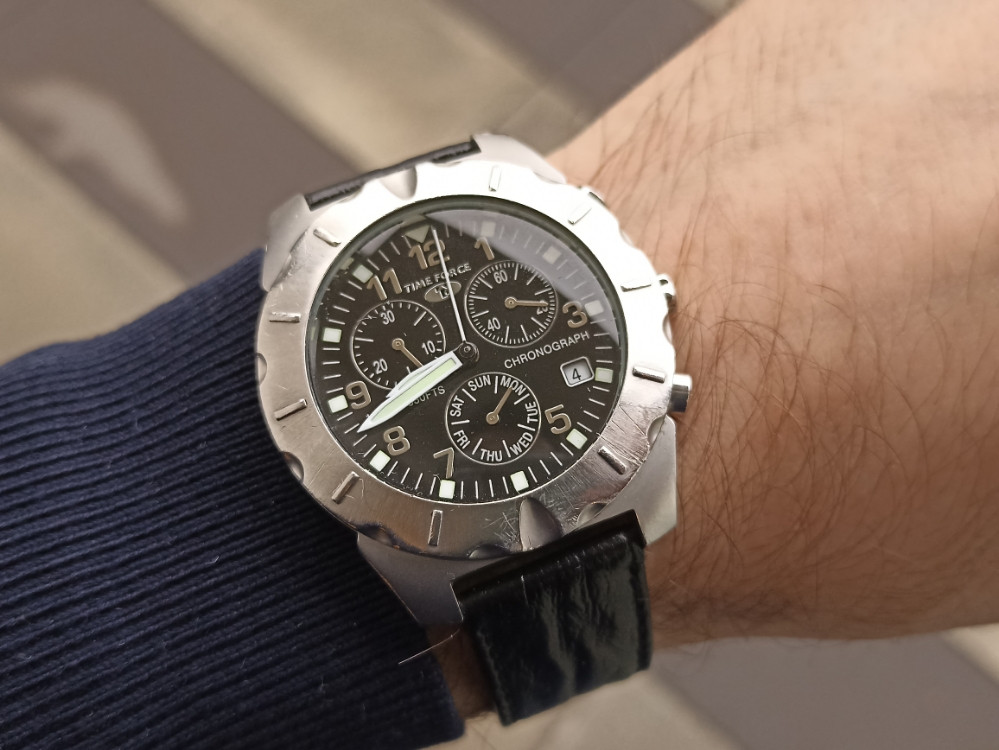 TIME FORCE 1991M CHRONOGRAPH SWISS MADE MUŠKI RUČNI SAT