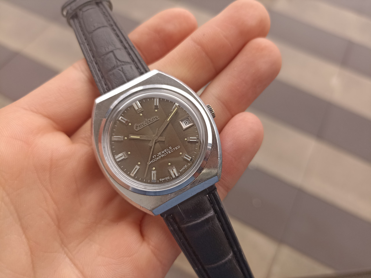 OMIKRON SWISS MADE MEHANIČKI RUČNI MUŠKI SAT