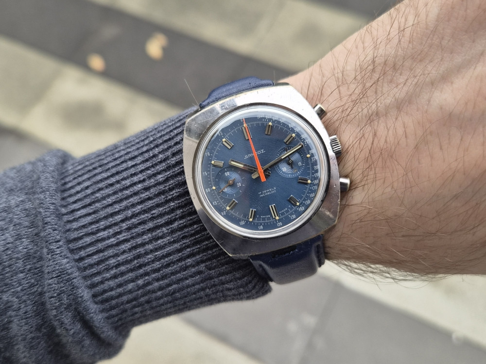 NAVI.BA SANDOZ CHRONOGRAPH Cal. 7733 Valjoux MEHANIČKI SAT