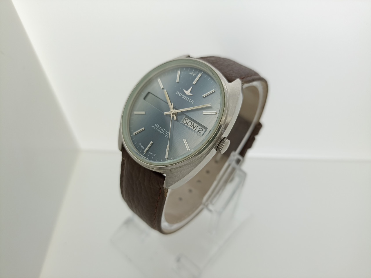 NAVI.BA DUGENA GENEVE ETA 2836 AUTOMATICA SWISS MADE SAT