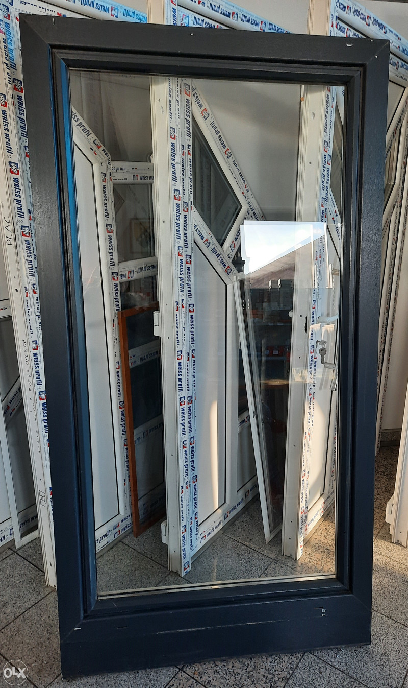 VRATA PVC BALKONSKA ANTRACIT BIJELO