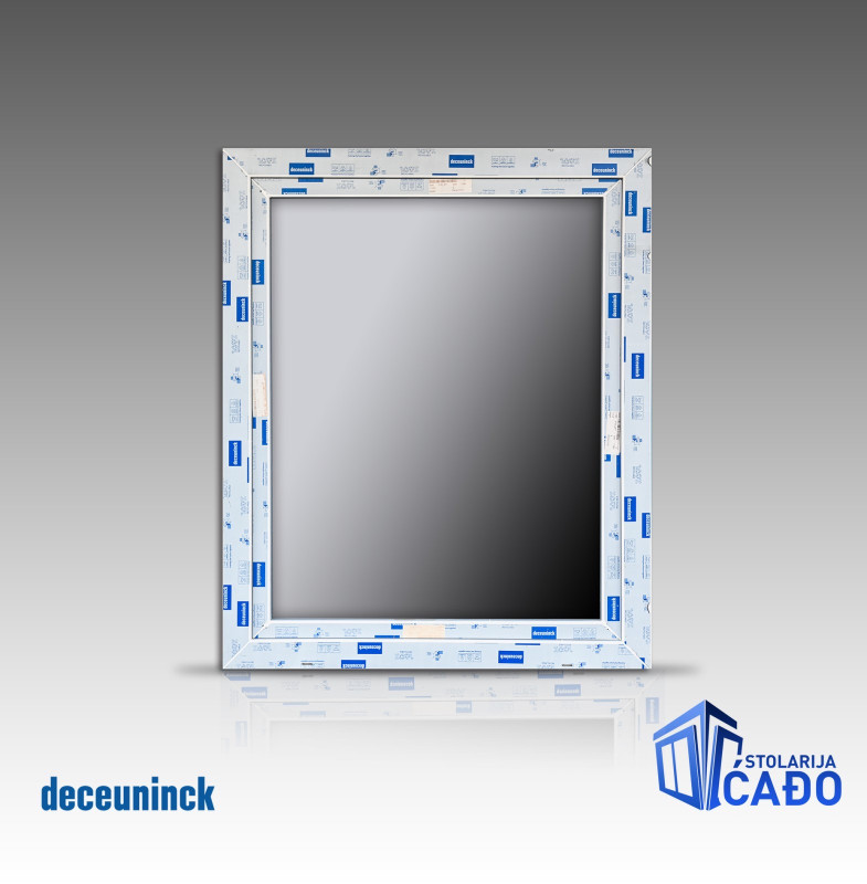 PROZOR PVC 100X100  NJEMAČKI PROFIL  DECEUNINCK