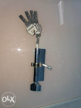CILINDAR ZA VRATA 90 mm 5 KLJUČEVA