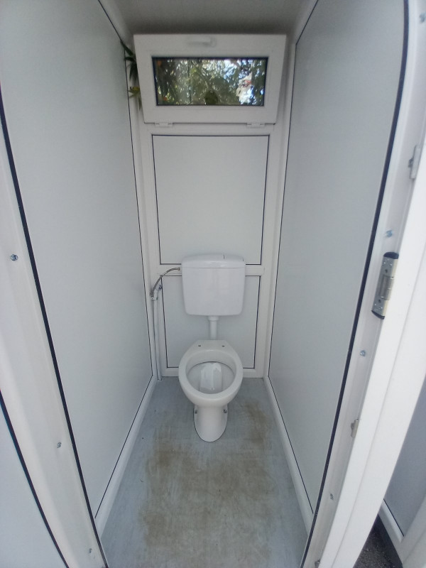WC kabina PVC s šoljom 115x95