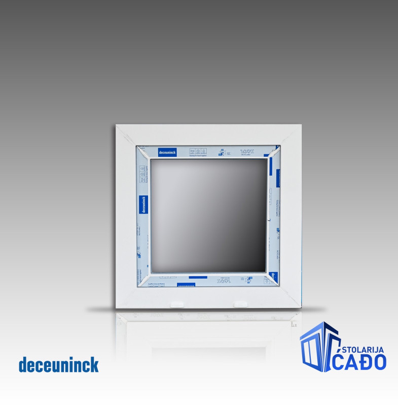 PROZOR 60X60 PVC DECEUNINCK NJEMAČKI PROFIL