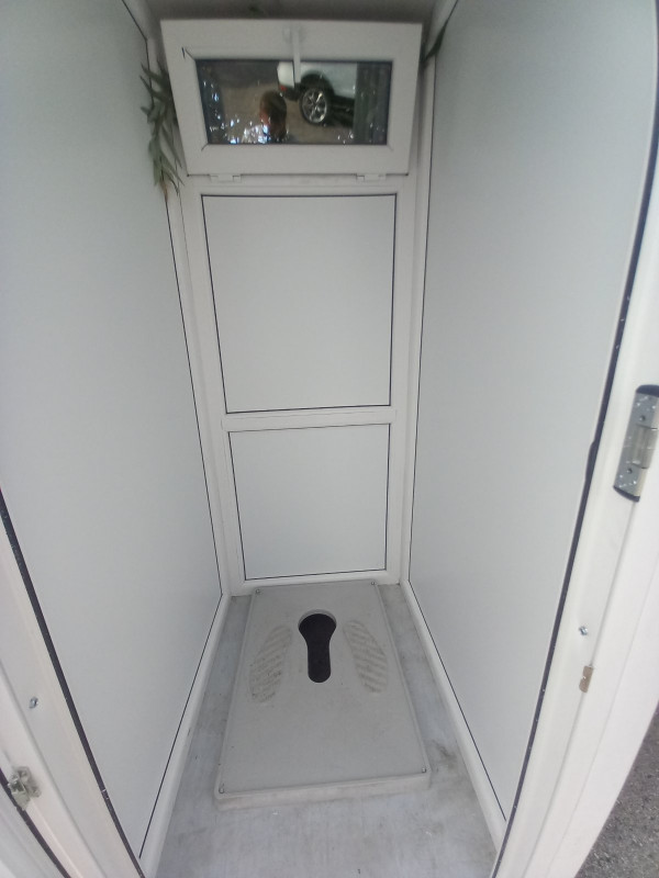 WC kabina PVC s čučavcem 115X95