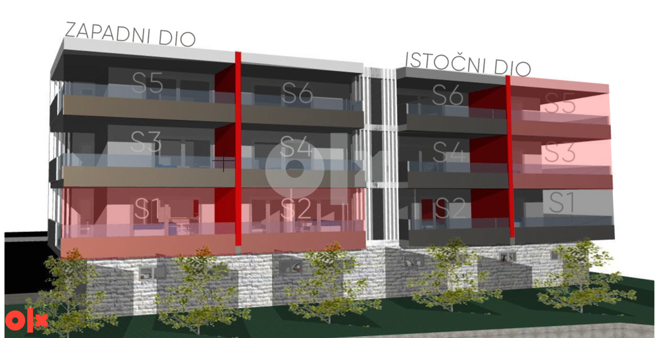 Dvosoban stan Makarska 80 m2 novogradnja