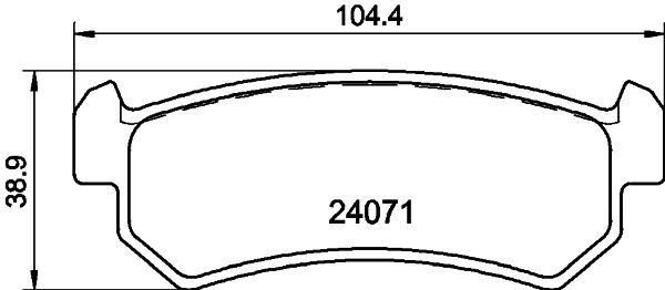 DSIK PLOCICE ZAFNJE DAEWOO