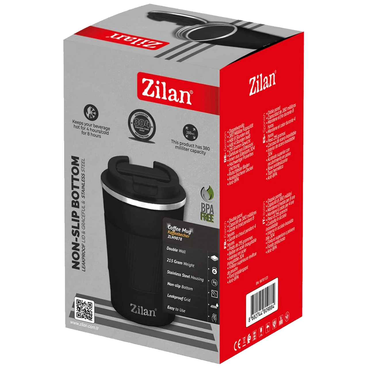 Zilan Termos boca 380 ml crna  ZLN9878