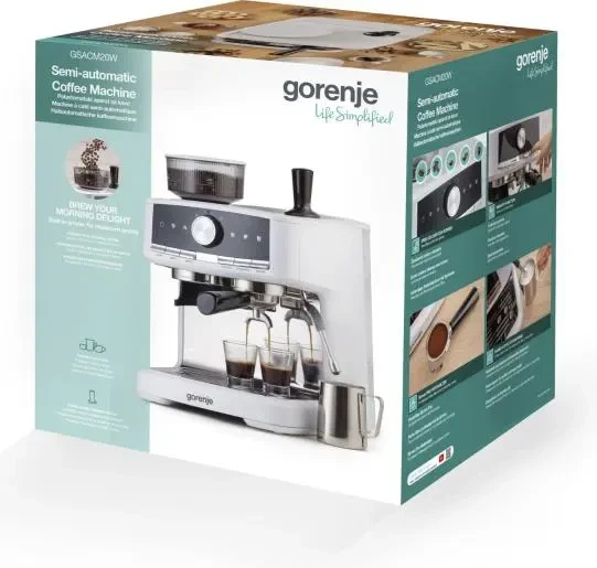 GORENJE Aparat za kafu GSACM20W sa Mlinom