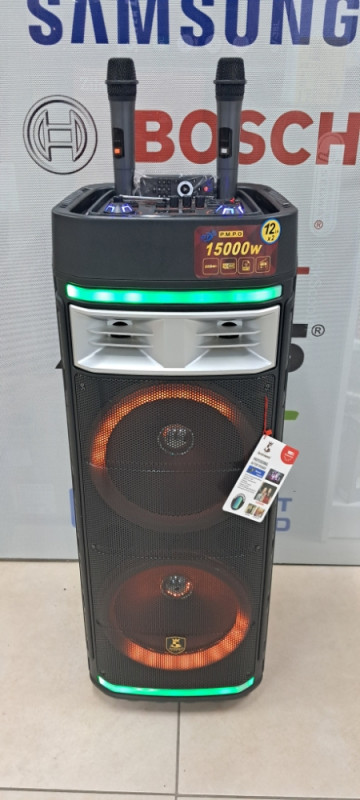 AKCIJA BLUETOOTH / KARAOKE ZVUCNIK  AVCROWNS CH-1262 1500W