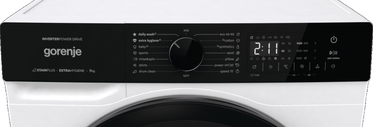 AKCIJA Gorenje veš mašina 7KG 1400OBRT INVERTER WNHA74SASEU
