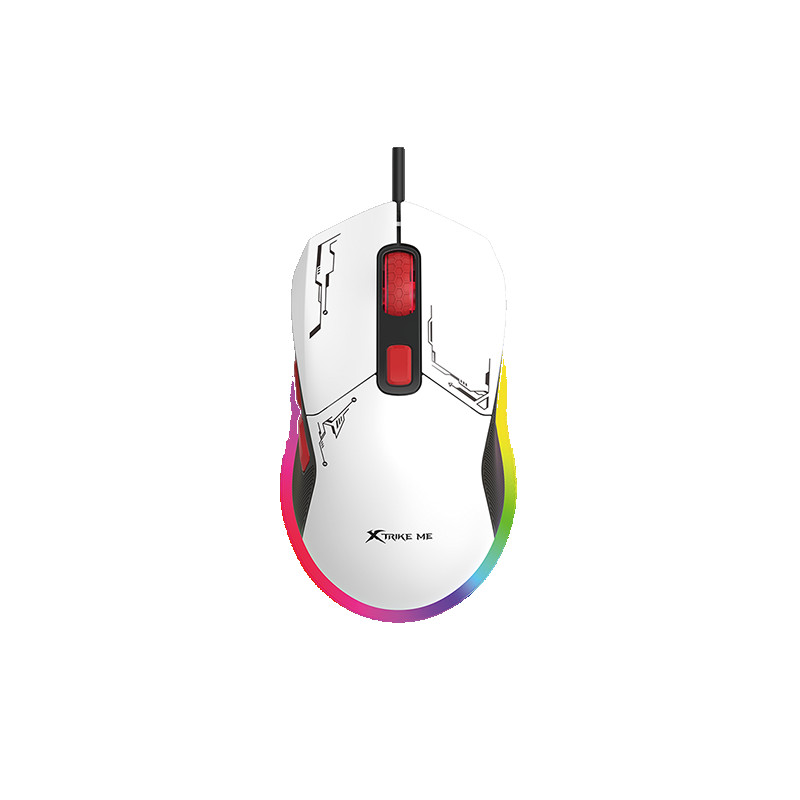 Miš GM-316W gaming bijeli s dva odvojiva poklopca