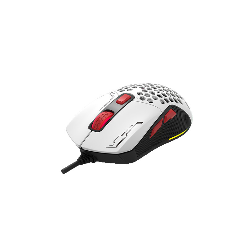 Miš GM-316W gaming bijeli s dva odvojiva poklopca