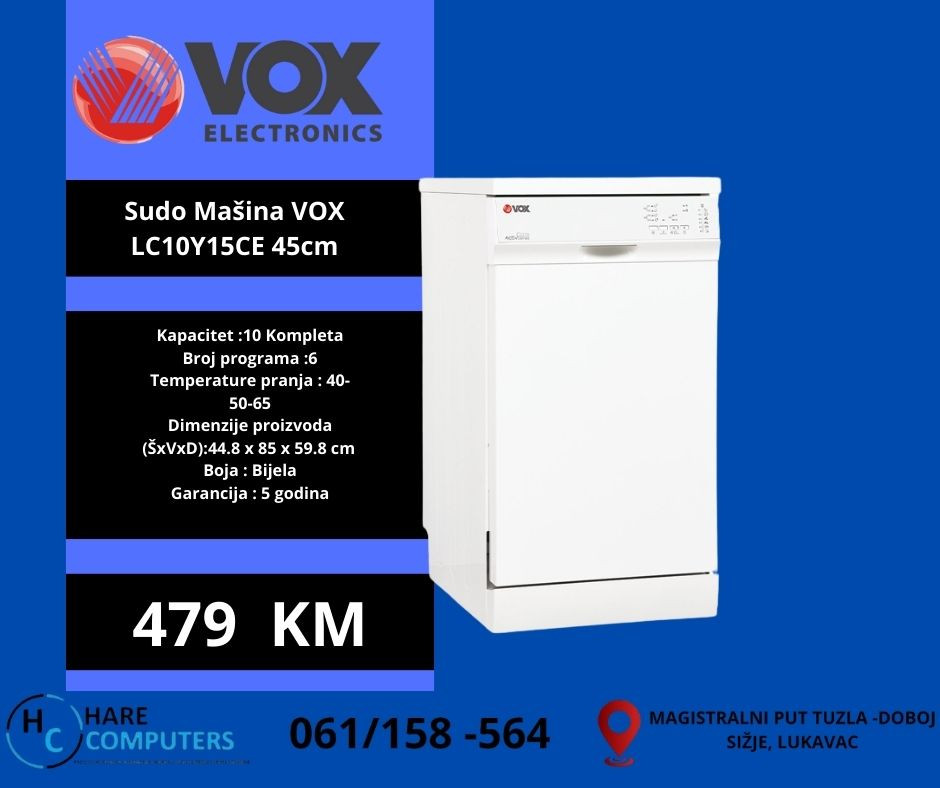 Vox mašina za pranje posuđa LC10Y15CE