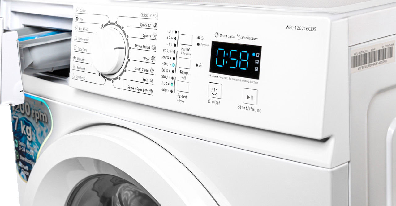 AKCIJA VIVAX Ves Masina 7KG 1200 Obrtaja WFL-120716CDS