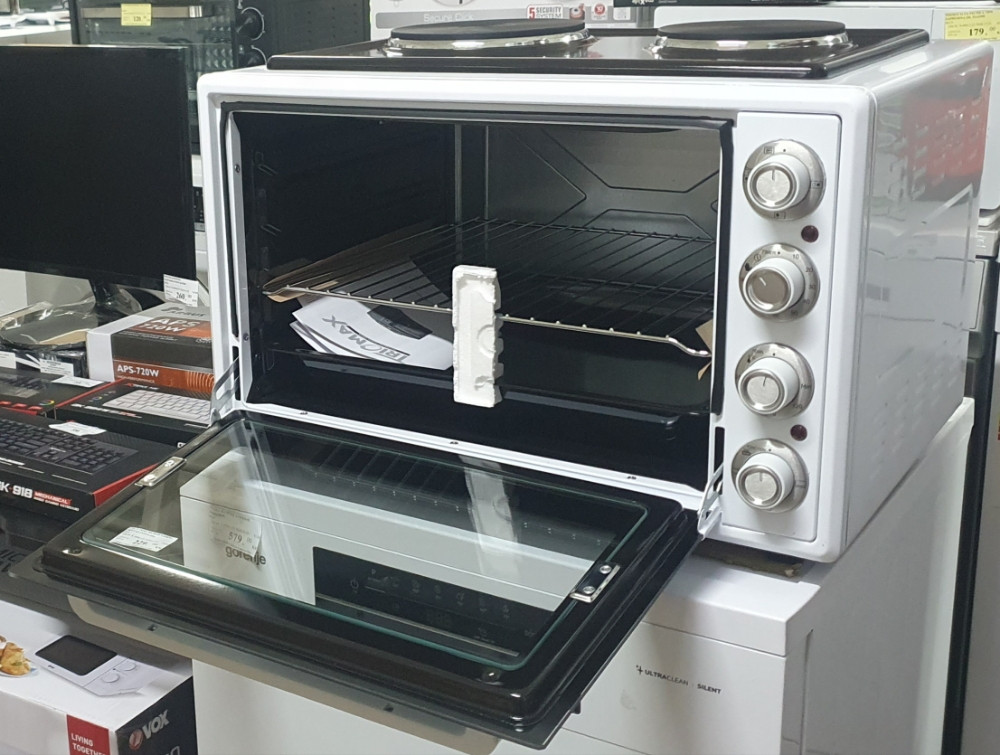 AKCIJA MAX MINI ELEKTRICNA PEĆNICA SA 2 RINGLE  60L