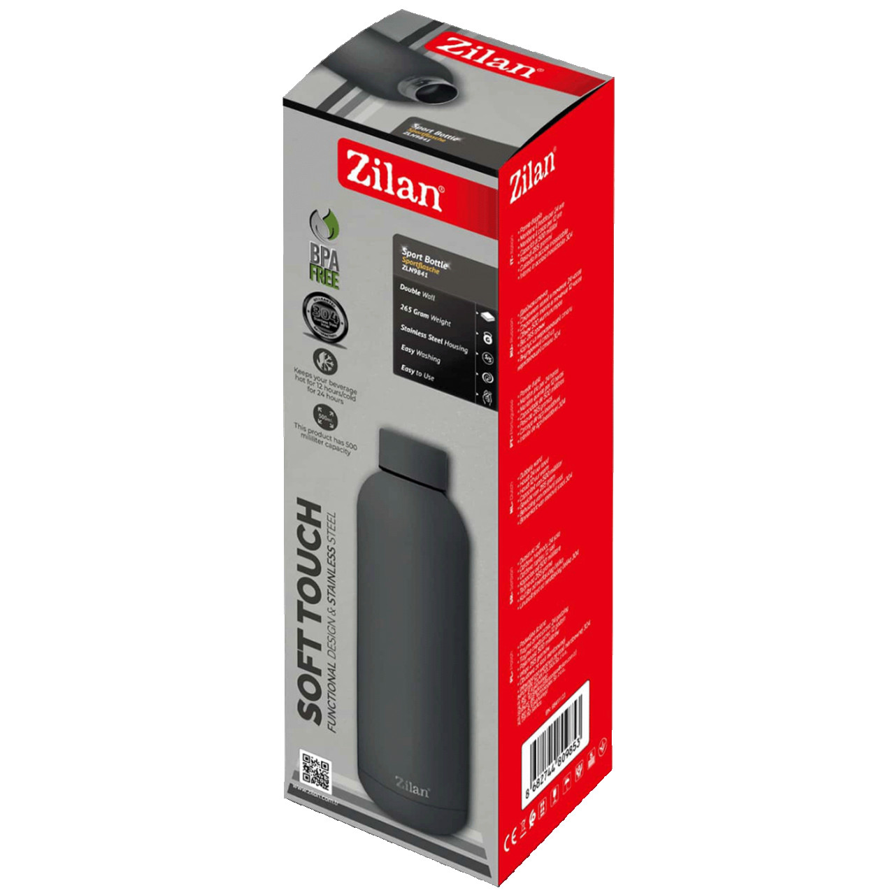 Zilan Termos boca 500 ml  siva  ZLN9841