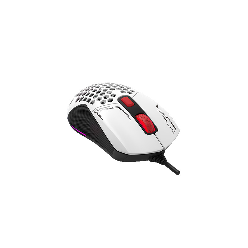 Miš GM-316W gaming bijeli s dva odvojiva poklopca