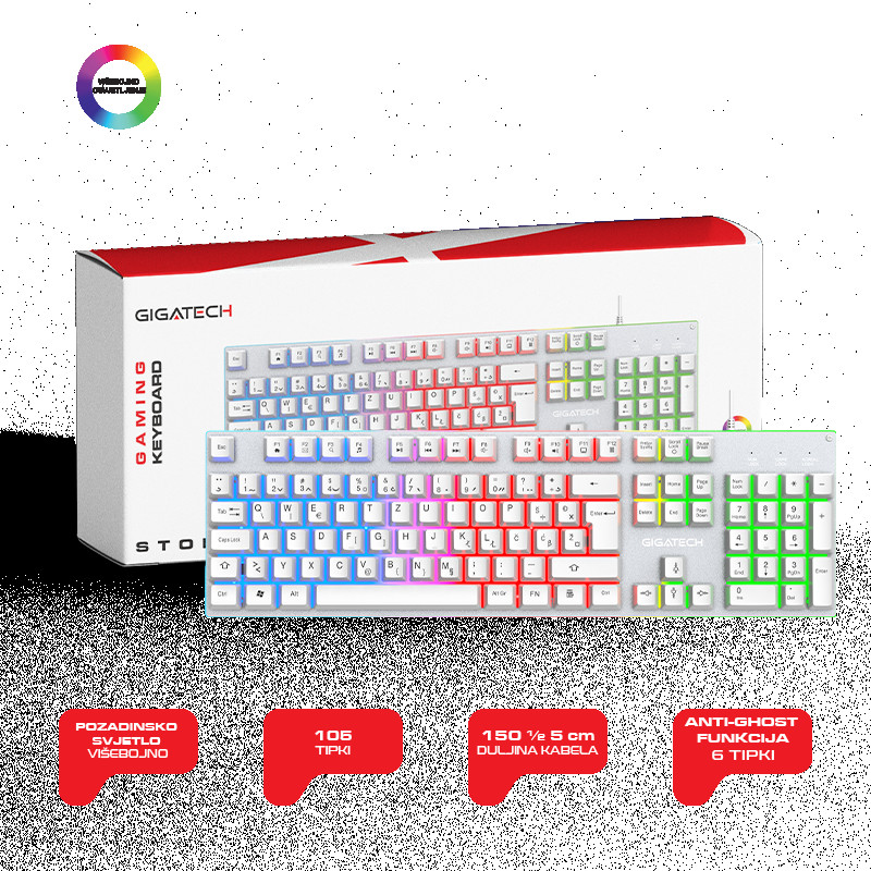 Tastatura Gigatech STORM gaming