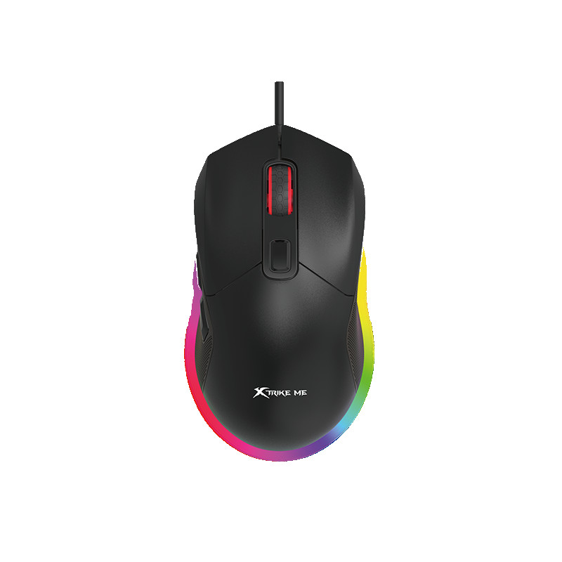Miš me GM-316 gaming, crni, s dva odvojiva poklopca
