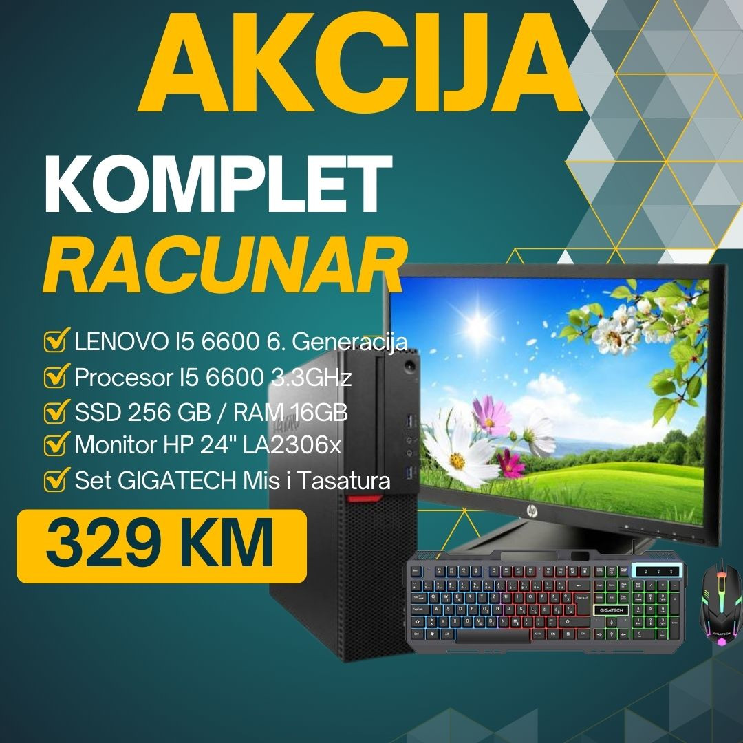 Akcija back2school Komplet Racunar I5 6. Generacija