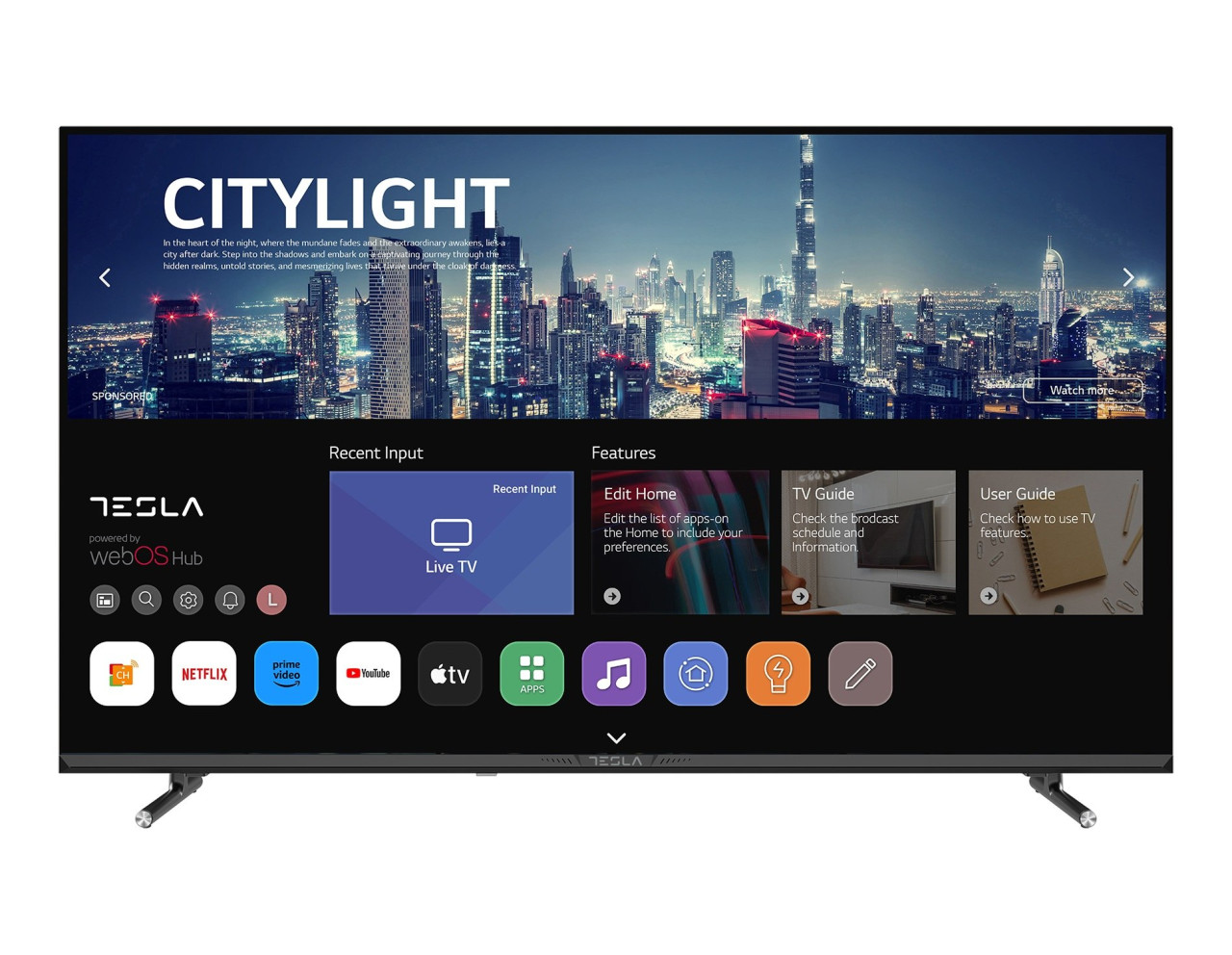 SMART TV 43" TESLA WebOS Netflix YouTube AKCIJA