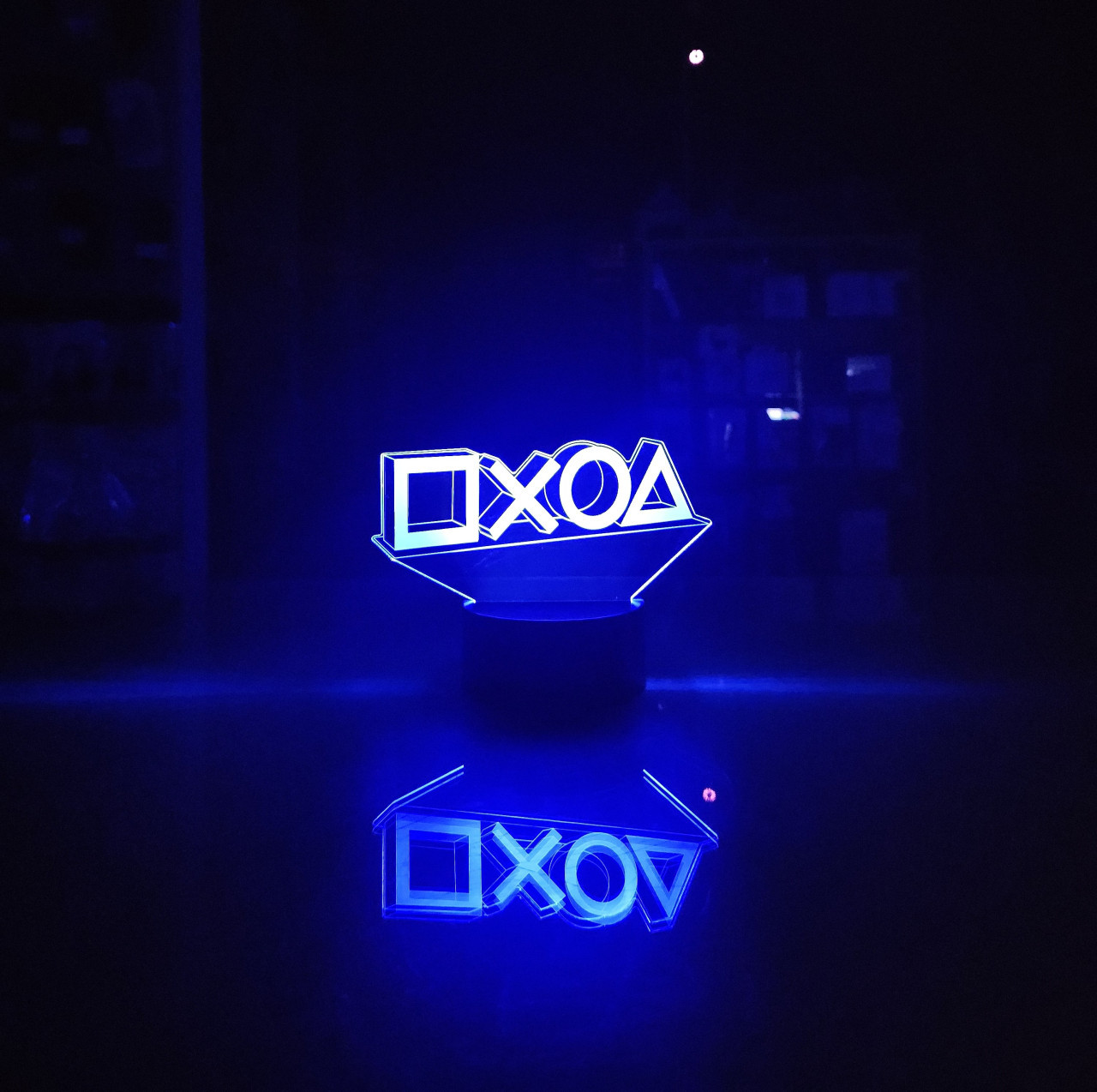 Gaming Led Lampa Playstation Button Extra Gaming lampe