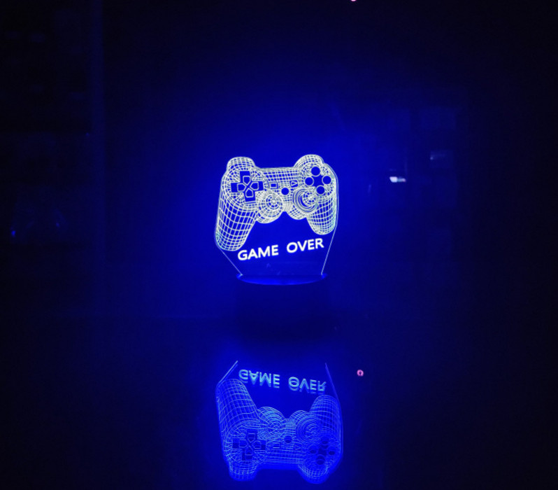 Gaming Led Lampa Gamepad Dzojstik Extra Gaming lampe
