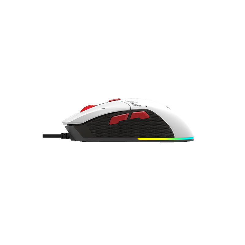 Miš GM-316W gaming bijeli s dva odvojiva poklopca